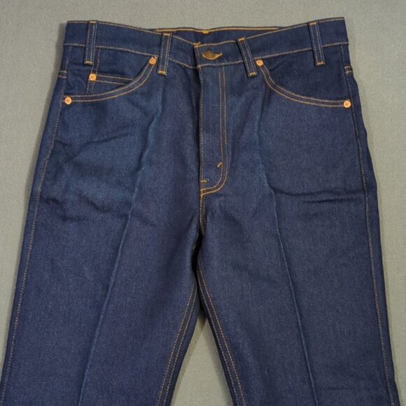 Levi's Vtg Jeans Men's 34x31 Blue Deadstock 517 Boot Cut Orange Tab Made In USA - Picture 5 of 14